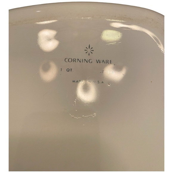 Vintage Corningware casserole dish with lid cornflower blue 1 quart GUC - Picture 6 of 6